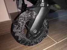 Cubierta para rueda de cochecito de bebé, Protector para ruedas de silla de ruedas a prueba de polvo, funda de tela Oxford antisuciedad para carrito de bebé, 2 uds. Acce