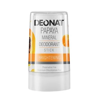 

DeoNat Дезодорант-кристалл с экстрактом папайи, 40 г Натуральные дезодоранты