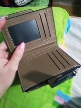 Cartera informal coreana para hombre, billetera corta Vertical, locomotora británica, informal, multifunción, bolsa con cierre, hebilla, triángulo plegable