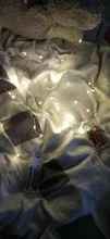 Light-String Garland Copper-Wire-Lights Battery-Power Festoon Fairy LED Christmas Wedding