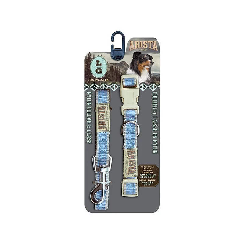 EDGE-ZEUS NECKLACE &amp BELT GDE. BLUE 2X35-53CM |