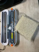 Envasadora al vacío eléctrica para uso doméstico, máquina de envasado y sellado de alimentos que incluye 10 bolsas