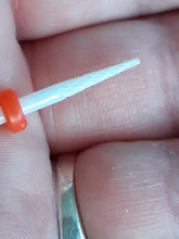 Broca de clavo de cerámica eléctrica para manicura, torno de fresa de uñas para pedicura, funciona como accesorio para limar o quitar esmalte, en variedad de tamaños disponibles