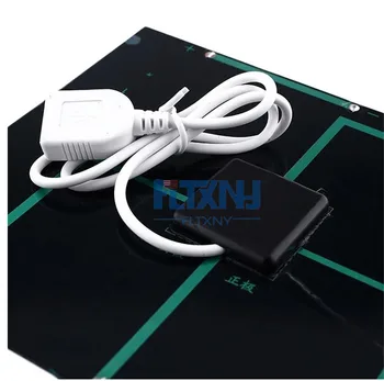 

New 3.5W 6V Solar Panel Battery Charger DIY Solar Module with USB Port Portable Outdoor Solar Charging Board for Mobile Phones
