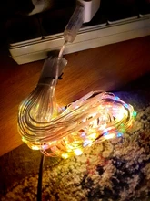 LED String Lights Christmas Decoration Remote Control USB Wedding Garland Curtain 3M