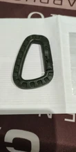 Uds D forma montañismo hebilla broche Clip de acero de plástico escalada mosquetón llavero colgante con enganche para al aire libre