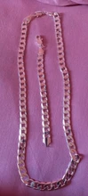 Collares de cadena de plata de ley 925 para hombre y mujer, cadena de eslabones cubanos italianos, de Figaro, de plata sólida, SC289