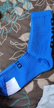 Nuevo Calcetines de calcetines de hombre para correr deporte de senderismo Calcetines de fútbol de función de compresión calcetines de la rodilla de alta