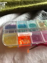 Manicure-Nail-Decoration Sequins-Polish Nail-Art Glitter-Flakes Fruits Fluorescence Heart