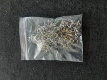 Ganchos para pendientes de 20x17mm, cierres para pendientes de color dorado y negro, accesorios para joyería DIY