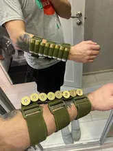 Estuche táctico militar para Rifle, 8 rondas, con culata, porta munición, calibre 12/20, funda para el brazo, caza, Mag