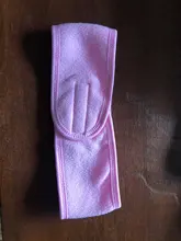 Cinta para la cabeza para extensión de pestañas, diadema de tela de felpa para Spa, toalla elástico para maquillaje con cinta mágica, accesorios de maquillaje