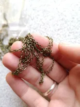 5 metros 1,5, 2,0, 2,5mm Oval cadenas para fabricación de joyería DIY suministros de pulsera de collar de cadena de resultados