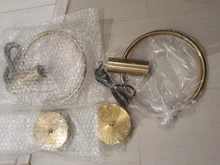Ring-Pendant-Lights Lighting-Fixture Hanging-Lamp Bedside Bedroom Single-Head Wind 