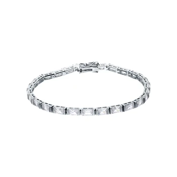 

Silver Bracelet with cubic zirconia sunlight sample 925