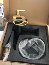 Sink-Faucets Bathroom-Basin Waterfall Bronze Antique Crane Deck Mounted Cold-Tap Chrome