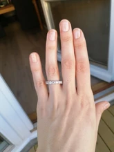 Kuololit-Anillo de plata 925 sólida de moissanita de 5 quilates para mujer, sortija de la eternidad para boda, compromiso, nuevo, fino