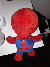 Los vengadores de Marvel de peluche suave de héroe Capitán América, Iron Man, Spiderman, película, regalo de muñecas de Navidad para niños, Disney, 27cm