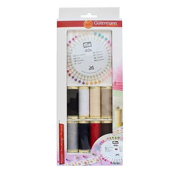 

734580 set of thread (thread sew-all 100 m-8 PCs/main CV) + 40 pins Prym 228x110x22mm