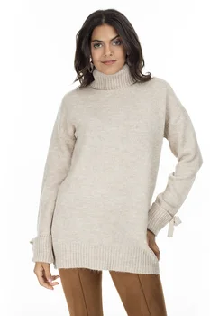 

Lela Sleeve Detail Turtleneck Knitwear WOMEN KNITWEAR MK19W537696