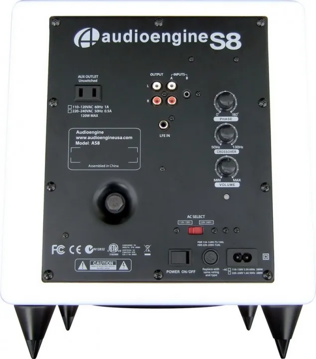 Audioengine Сабвуфер активный S8W, цвет белый