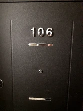 Cartel de número de puerta autoadhesivo 3D, 5cm/7cm, Número de Número, dígitos, para puerta de Hotel, oficina, dirección, calle, pegatinas, placas, carteles