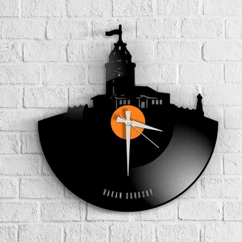 

Personalized Girl Tower Design Wooden Wall Clock-2