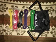Bands-Set Resistance-Bands Pull-Up Exercise Powerlifting TOMSHOO Lixada