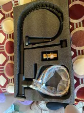 Rozin-Grifo negro mate para cocina, boquilla rociadora de rotación de 360 grados, mezclador montado en cubierta, para fregadero de cocina, frío y caliente