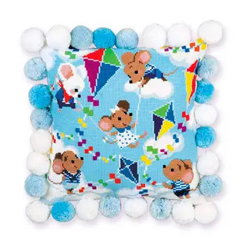 

1836 set of embroidery Riolis 'Pillow 'above cloud '30*30 cm