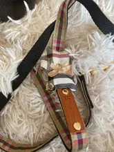 Harness Leash Chain Teddy Walking-Rope Collar Dog Small Medium Pet-Dog Classic Check