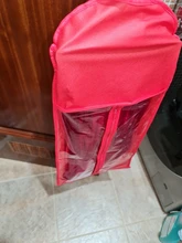 Bolsa de pelo negro Rosa Alileader con soporte de almacenamiento de peluca para pelucas, accesorios de peluca transparentes no tejidas, bolsa de almacenamiento para pelucas