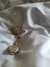 Reloj de bolsillo, reloj de enfermera con Clip, broche Fob colgante, colgante de Clip para colgar, colgante de mariposa, reloj de bolsillo