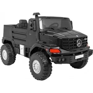 Детский электромобиль грузовик BDM Mercedes-Benz Zetros Black 2WD- BDM0916