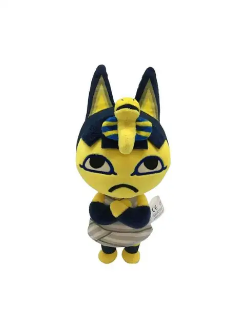Hot Sales!!! New Arrival 20cm Ankha Plush Toy Animal Crossing Ankha Soft Stuffed Toy Doll Child New in Box Yellow