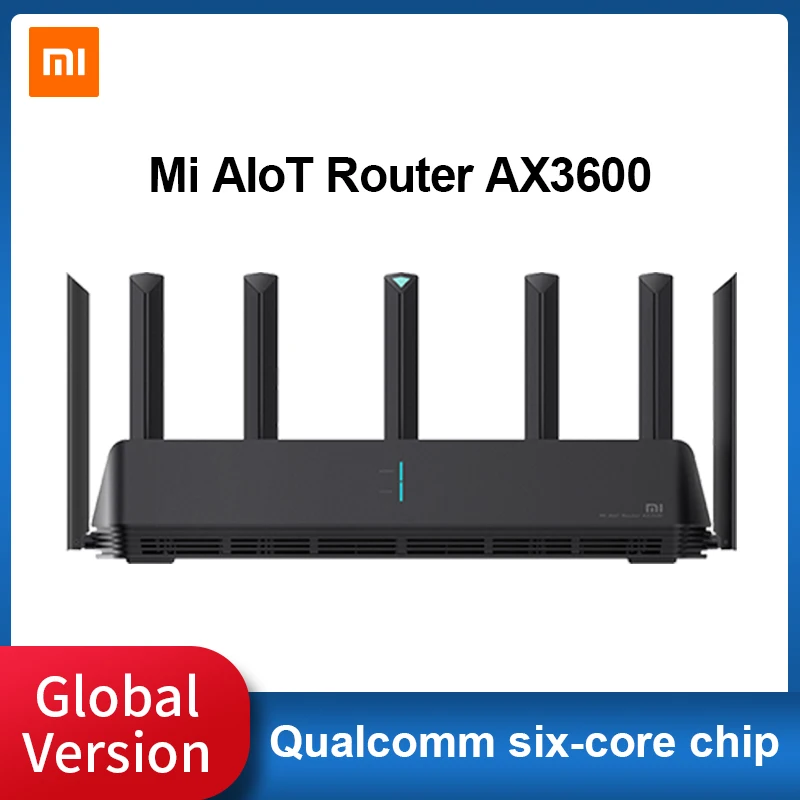 Xiaomi – Mi AIoT routeur AX3600 Six Core, Version globale, wi-fi 3 gigabit, double fréquence, cryptage du réseau WPA3