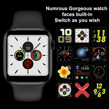 

W34 Smart Watch Full Touch Screen Heart Rate Blood Pressure Sports Tracker Fitness ForAndroid iPhone band PK iwo