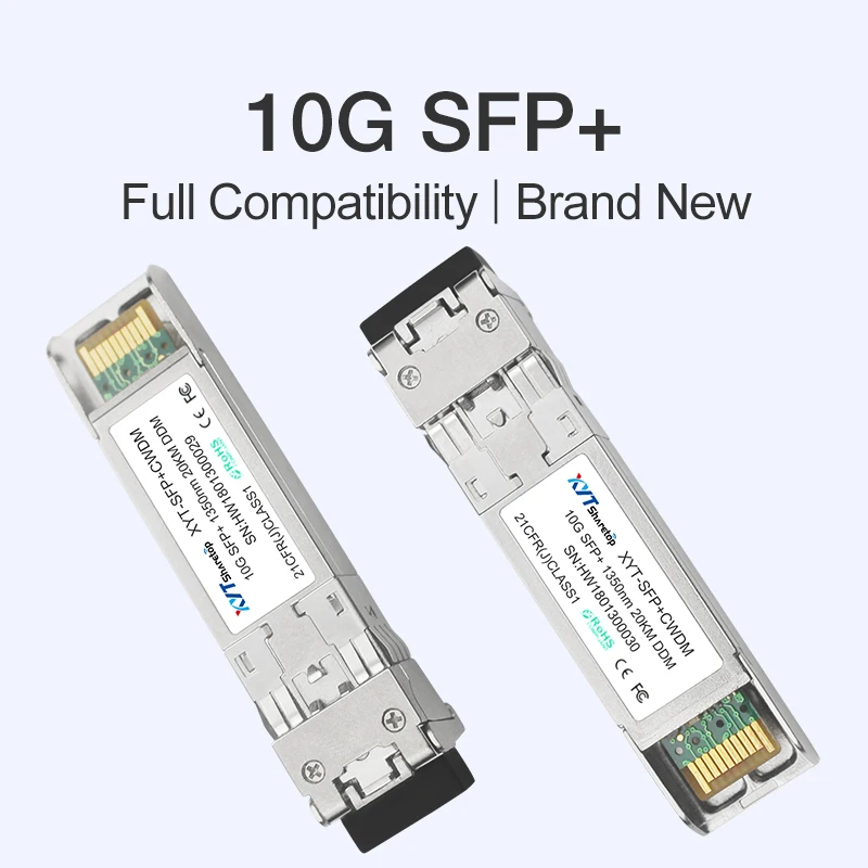 Sharetop 10G CWDM оптический приемопередатчик модуль SFP+ 10G-CW 1350nm LC порт 20 км одиночный режим двойной волокно полная совместимость может настроить