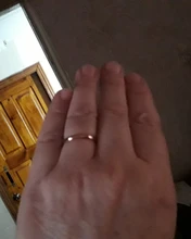 KNOCK titanio acero rosa oro Anti-alergia suave Simple boda parejas anillos bisutería para hombre o mujer regalo