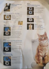 Cat Toilet Litter-Trainer Toilet-Seat-Lighting Catsceaningtrainingtoilet-Supplies 
