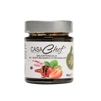 

Salsafragola balsamic vinegar of Modena PGI-150g Jar