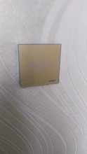 Glass-Panel Wall-Switch Touch-Screen-Switch Eu-Light Crystal BONDA White 1-Gang AC220V