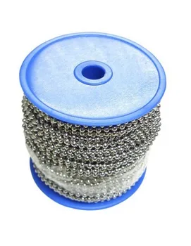 

Chain Brass Chrome 3,2mm. Roll 50 meters