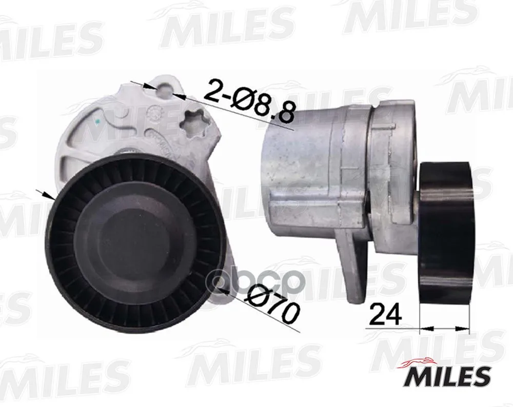 Натяжитель Ремня Приводного Volvo S40/60/70/80 Miles Ag00036 Miles арт. AG00036