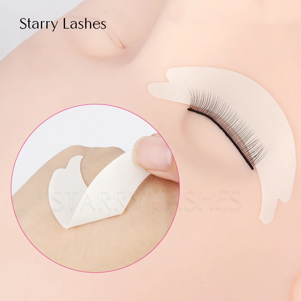 Eyelash Patches Eyelash Extension Tape Eyelash Pads Eyelash Accessories Eyelash Extension Supplies 50Pairs Butterfly Shape Eyelash Micro Foam Eye Pads Extension Stickers Adhesive Tape Makeup Beauty Tool Under Eye Patches