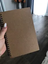 Cuaderno de bocetos en espiral, cuaderno de Graffiti para la escuela, tamaño A5 y A6, 100 páginas, cubierta de papel Kraft, página en blanco