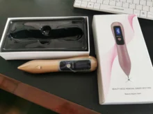 Bolígrafo de Plasma láser peca removedor de LCD topo eliminación mancha removedor de piel verruga etiqueta tatuaje Remaval herramienta de salón de belleza