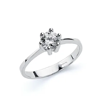 

Solitaire 18k white gold senora [AA0428]