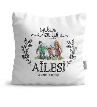 

Personalized Family of The Year 'S Best Satin Pillow-2