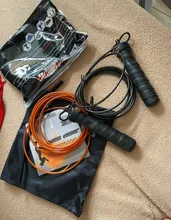 Cuerda para saltar de Crossfit, velocidad y ponderado, cuerda de saltar de alambre ajustable con esfera de Cable Extra, rodamientos, Mango antideslizante,comba crossfit ejercicio en casa deportes y fitnes